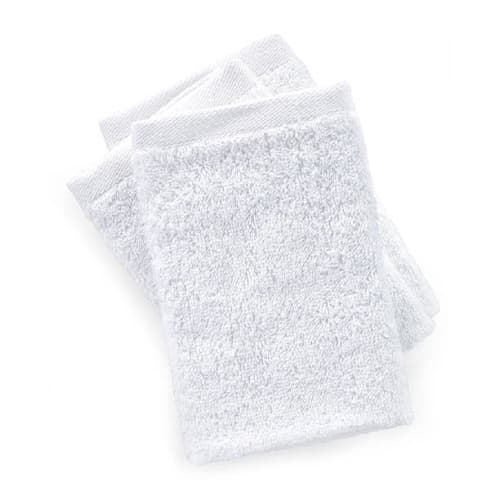 Signature by Grand Royal Washcloth, Cotton, Full Terry, 12x12, 1.5 lb/dz, White